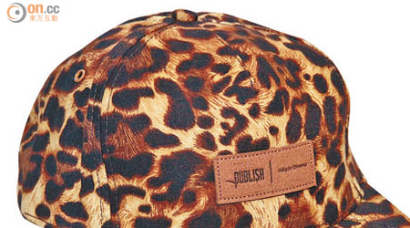 啡色豹紋Snapback $398