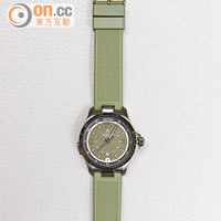 Night Vision Rubber Green腕錶　$6,100