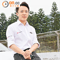 香港著名車手李英健擔綱駕駛體驗活動的教練重任。