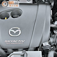 引擎導入了全新設計的直噴技術，有助提升性能及燃油效益。
