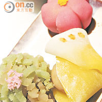 京菓子多以大自然物件作造型。