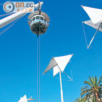 IlBigo全景升降機可升至40米高，欣賞熱那亞全景。