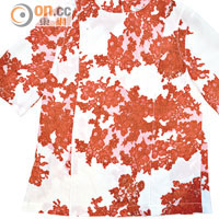 白×紅色花卉圖案上衣 $7,399