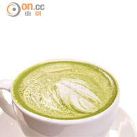 走日系風格的Cafe當然有抹茶的蹤影，Nikko Matcha Latte Baht 120（約HK$29）。