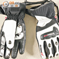 Zanier黑×白色Gloves $1,400（b）