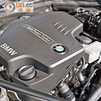 引擎導入BMW TwinPower Turbo，馬力輸出有184hp。