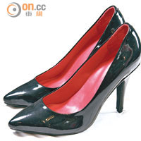 PEDDER RED黑色漆皮高踭鞋 $1,190（c）