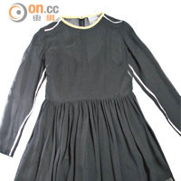 Antipodium黑色雪紡料連身裙 $3,790（c）