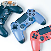 新主機備有3色Dualshock 4手掣，不過觸控板暫時未有太多遊戲支援。售價：$468/各