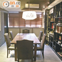 一室Fine Dining格調的用餐區，坐得舒服又有空間感。