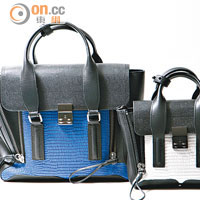 Pashli Mini Satchel $8,090(右)<br>Pashli Medium Satchel $10,190