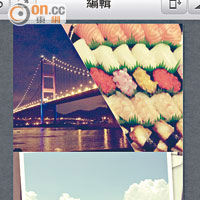 《LG Pocket Photo》App最特別係支援分割拼貼，仲可訂埋相紙添。