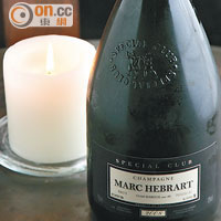 Marc Hebrart Special Club 2008 $2,200<br>Marc Hebrart是香檳區少有的獨立酒莊，釀造出的香檳個性獨特，果香四溢，入口餘韻悠長。