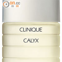 CLINIQUE Calyx $450/50ml （e）<br>Calyx即是花萼──保護花蕾的外層，在花朵盛放前，緊密地包裹花瓣的綠色葉子。