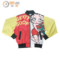 Joyrich×Betty Boop紅黃色卡通圖案外套 $1,690