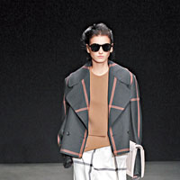 3.1 Phillip Lim<br>放大了的格仔線條明顯，給人硬朗感。