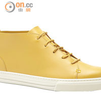 黃色皮革高筒波鞋 $4,950