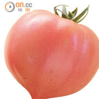 心形番茄 $25/100克（d）<br>今年新品，種子來自日本，果實偏甜，口感實淨，玫瑰色的外貌更是少見。