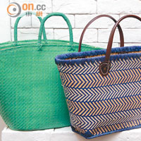 越南製手織藤籃，夏天適用，提着它野餐去更有Feel！$380/個