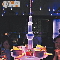 迷你晴空塔亮燈，靚到不捨得食，套餐¥5,500（約HK$424）。