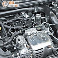 導入EcoBoost Turbo技術，讓1.0公升直三引擎可爆發100ps馬力。