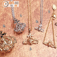 Alma系列<br>h. Pendant（大）$2,390<br>i. Pendant（細）$1,390<br>j. Pendant（大）$1,290<br>k. Pendant（細）$1,190<br>l. Bracelet $990<br>m. Earrings $830