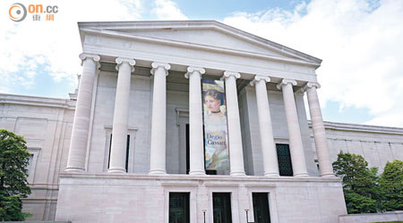 National Gallery of Art的西館，建築呈典型Neoclassical風格。 