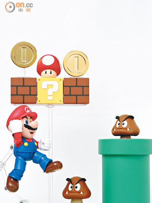 SHF Super Mario的售價為2,300日圓，而兩款Diorama Play Set情景套裝各售2,000日圓。