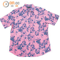 紅×藍色Floral Shirt $678