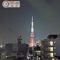 酒店賣點之一，是部分房間可看到東京鐵塔景。