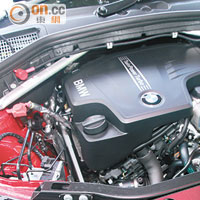 引擎導入渦輪增壓技術，可輸出245hp馬力。