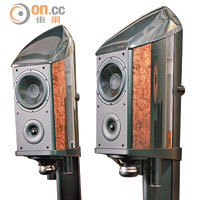 音箱由A.C.T. Monocoque碳纖與木材、鋁合金及鋼材等材料混合製造。