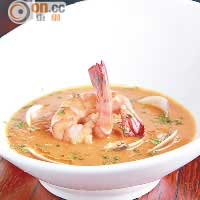 Sicilian Seafood Soup and Tomato Soup $108