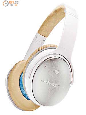 QuietComfort 25耳罩內外均設有收音咪，能準確地感測環境噪音。售價：2,680人民幣（香港售價待定）