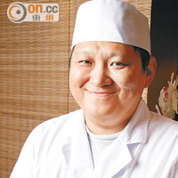 松本總廚來港12年，曾在松戶、銀座藏人等任職。