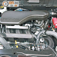 引擎導入Twin VTC技術，有助提升燃油效率。