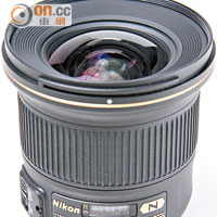 AF-S NIKKOR 20mm F1.8G ED鏡頭適用於全片幅FX格式單反。售價：$6,980