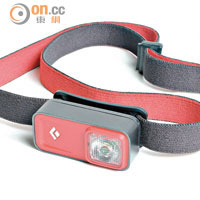 Black Diamond 80 Lumens Ion Headlamp<br>頭燈採用輕觸式設計，只需2粒3A電，照射範圍可遠達38米。$266（c）