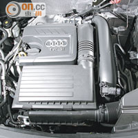 全新1.4公升TFSI引擎，馬力達到150hp，力量佳兼擁有低油耗。