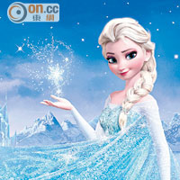 《魔雪奇緣》女主角Elsa憑一首《Let It Go》成為全球小朋友的偶像，其冰雪城堡自然是人龍影相位。