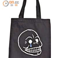黑色骷髏頭Logo Tote Bag $350