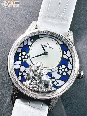 Petit Heure Minute Relief Goats白金腕錶限量28枚。 $630,500