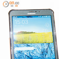 GALAXY Tab Active外形粗獷，戶外用都唔使怕。