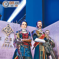 《The Order: 1886》 <br>《The Order: 1886》主角加拉哈特爵士（右）跟伊格賴因（左），Cosers扮得十分神似。