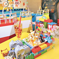 天奴夢幻樂園 $88<br>誇張的器皿是Kenji用Lego親手砌成，特別在燈塔位置放入乾冰，上枱時煙霧瀰漫，賣相吸睛；牛奶味雪糕濃郁，伴上焦糖爆谷、香橙、奇異果等，增添食味。