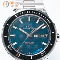 BALL for BMW Timetrekker陶瓷錶圈腕錶 $22,500<br>品牌於2012年開始跟BMW合作，推出BALL for BMW系列腕錶，此腕錶已是系列的第六枚。備有14支自體發光微型氣燈，並以簡易讀時方式作設計，值得一提是3時位置上的寶馬logo。