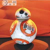 球形設計的機械人BB-8將會在今集電影登場，圓轆轆好可愛。 