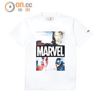 白色Marvel Print Tee $279