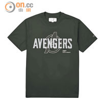 黑色Avengers Logo Tee $259