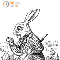 愛麗絲隨着兔子先生展開她的奇妙經歷。
